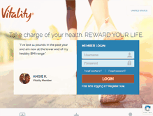 Tablet Screenshot of powerofvitality.com